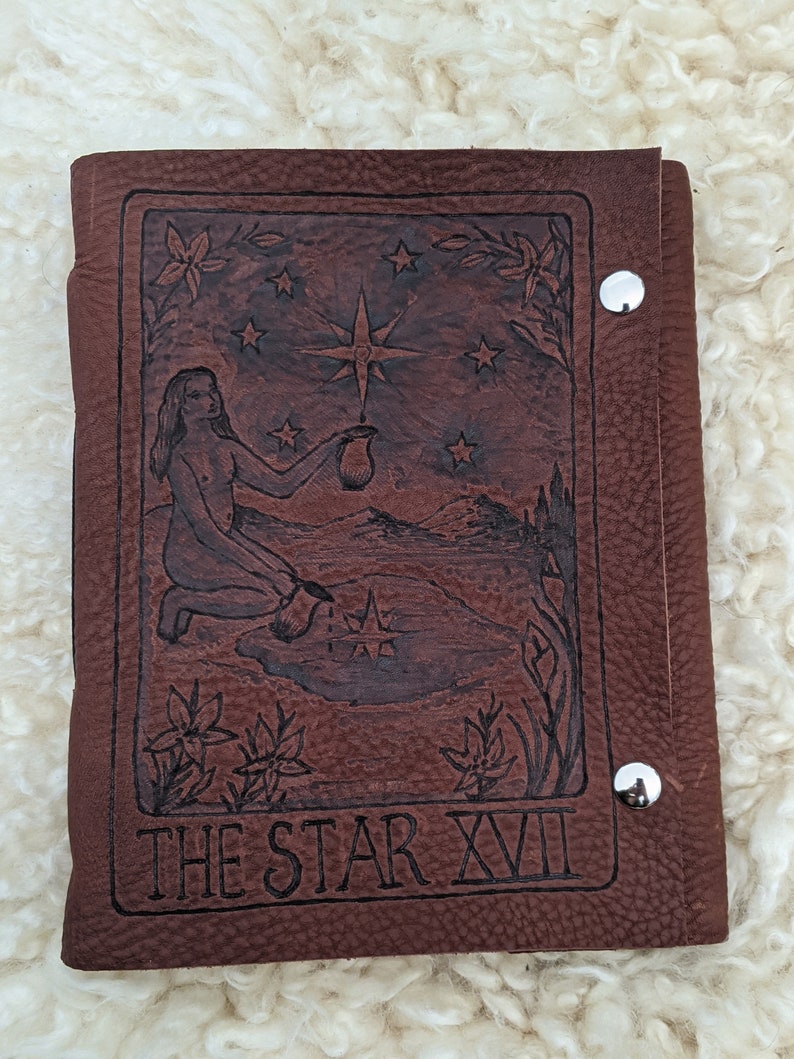 Star Tarot Card Journal / Sketchbook / Diary / Scrapbook / Travel Log image 4