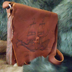 Cartera de cuero Nautical Explorer