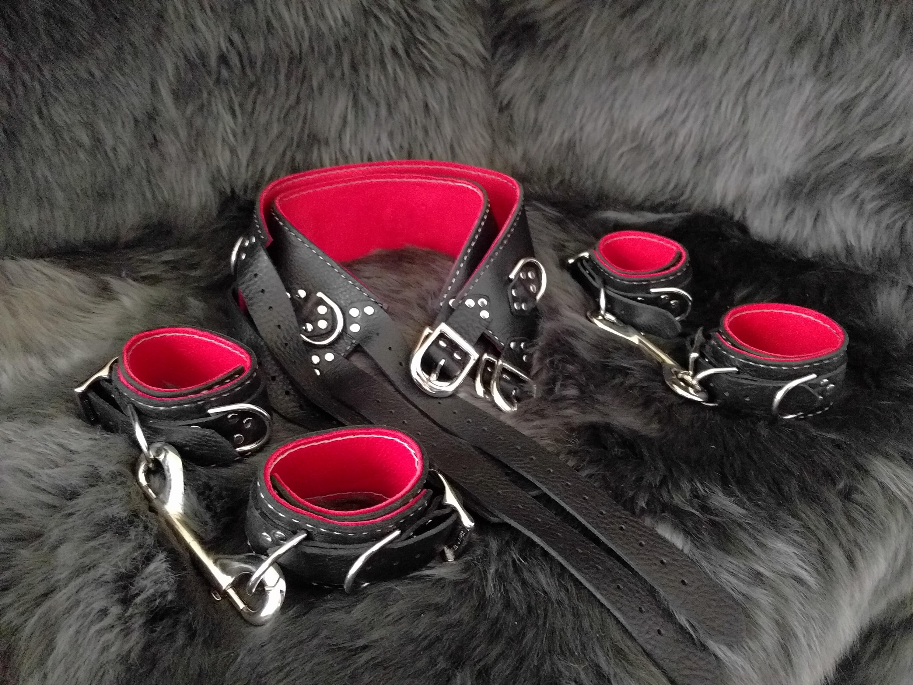 Deluxe Restraint Set Thigh Wrist and Ankle restraints | Etsy