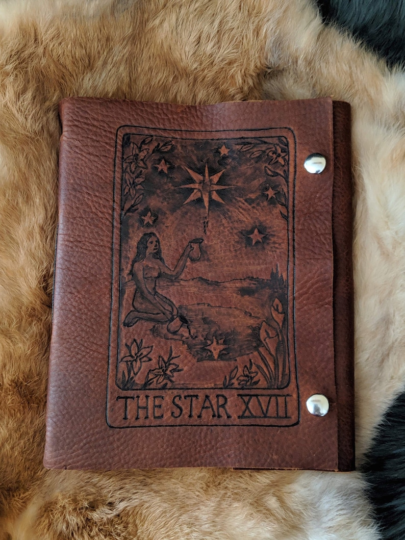 Star Tarot Card Journal / Sketchbook / Diary / Scrapbook / Travel Log image 1