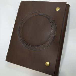 Ouroboros Leather Journal / Sketchbook / Notebook image 3