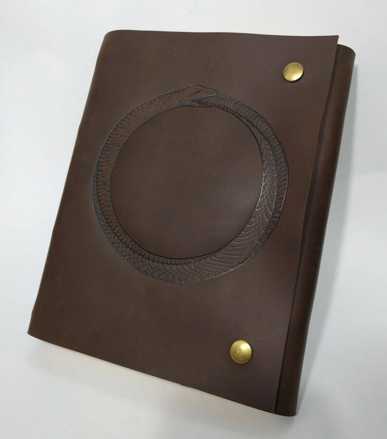Ouroboros Leather Journal / Sketchbook / Notebook image 3