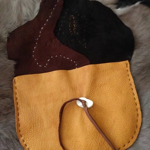 Natural Tones Buckskin Belt Bag / Hip Pouch / Fanny Pack image 5