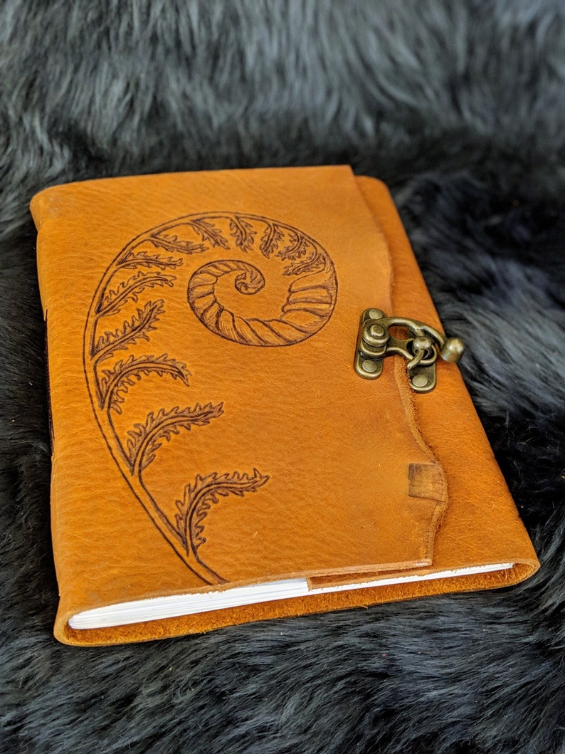 Fern fiddlehead Journal / Sketchbook / Diary / Scrapbook / Travel Log image 1