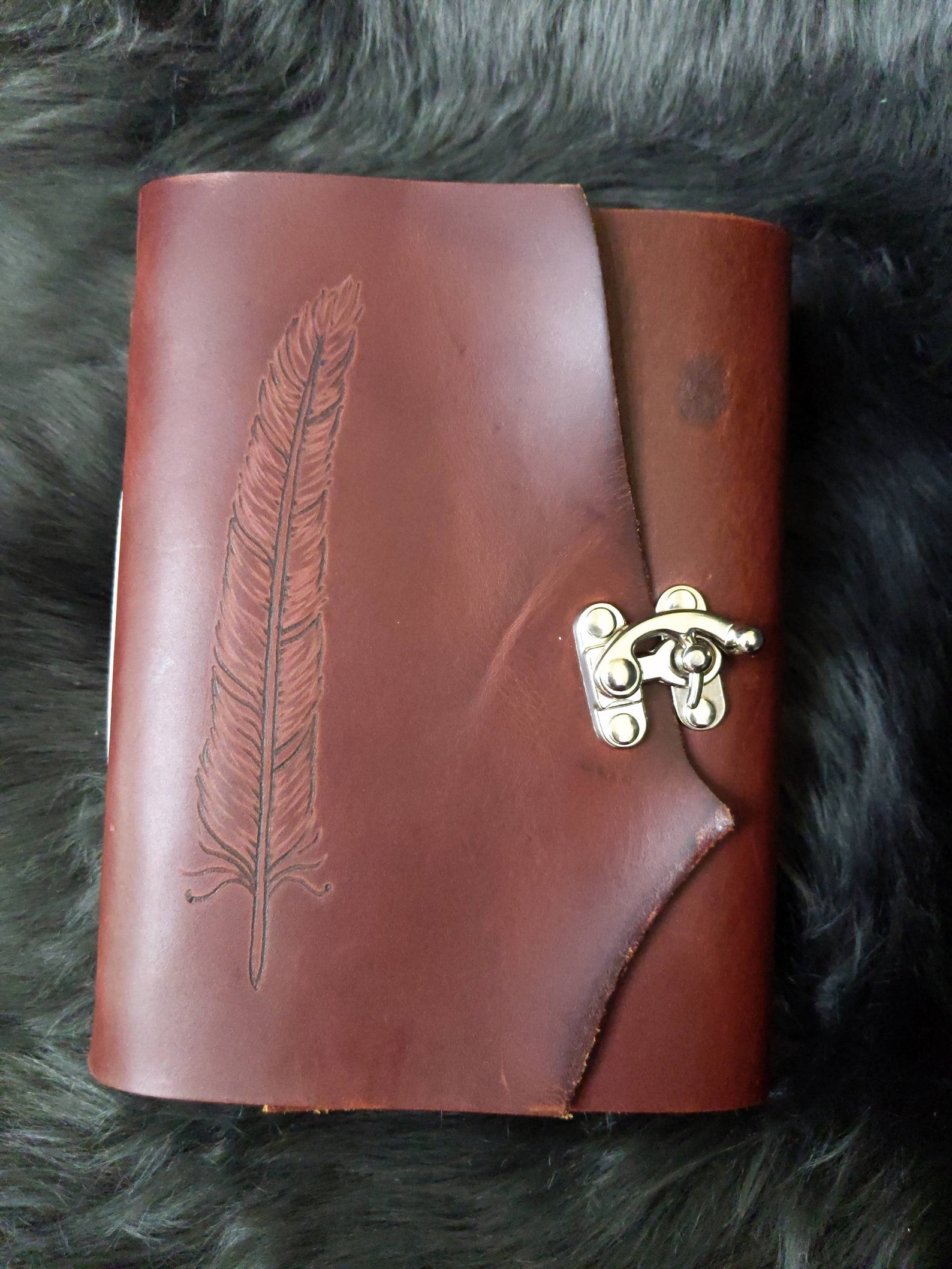 Feather Quill Journal / Sketchbook / Diary / Scrapbook / Etsy