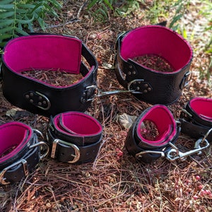 Deluxe Restraint Set- Thigh, Wrist and Ankle restraints