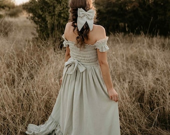 Boho Maternity dress for photoshoot, Bohemian Pregnancy dress for baby shower, Rustic Maternity Dress, Bohemian Flying dress for Photography