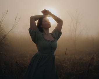 Boho Maternity dress for photoshoot, Bohemian Pregnancy dress for baby shower, Summer style Rustic Maternity Dress, Bohemian Flying dress