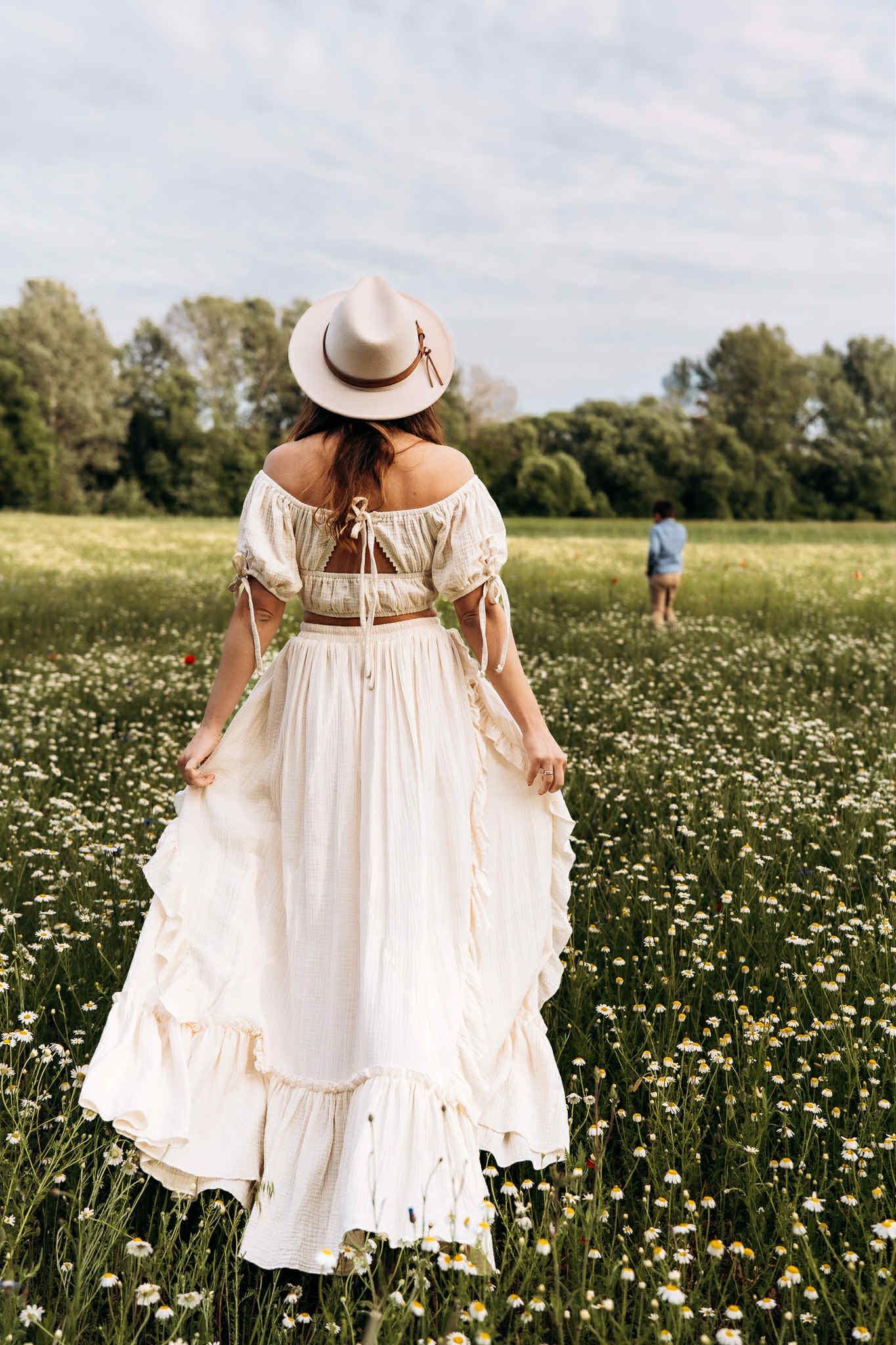 two piece boho maternity dress 2 set Dress, Boho Pregnancy piece For Photo Shoot, Photo Prop Dress, Gauze Vintage Dress For photoshoot Raven Cutout Fuller Bust Patricia Choose Your Fabric Type:Rib Knit 56