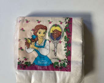 Beauty and the Beast party napkins