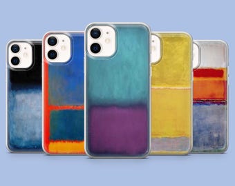 Mark Rothko Phone Case Abstract Modern Art Cover for iPhone 17 Pro, 16, 15, 14, Samsung S25, S24FE, S23, S22, A16, A55, A25, Pixel 9