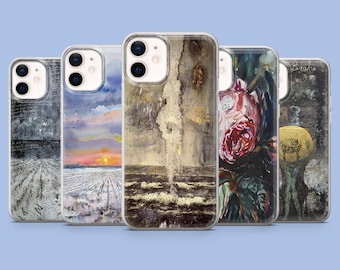 Funda para teléfono Anselm Kiefer, diseño de arte abstracto moderno, compatible con iPhone 17Pro, 16, 15, 14, 13, Samsung S26, S25, S24, S23Fe, A16, A56, Pixel 10, 9.