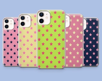 Funda para teléfono Star, diseño minimalista de color sencillo para iPhone 17Pro, 16, 15, 14, 13, 12, Samsung S26, S25, S24, S23Fe, A16, A56, Pixel 10, 9Pro