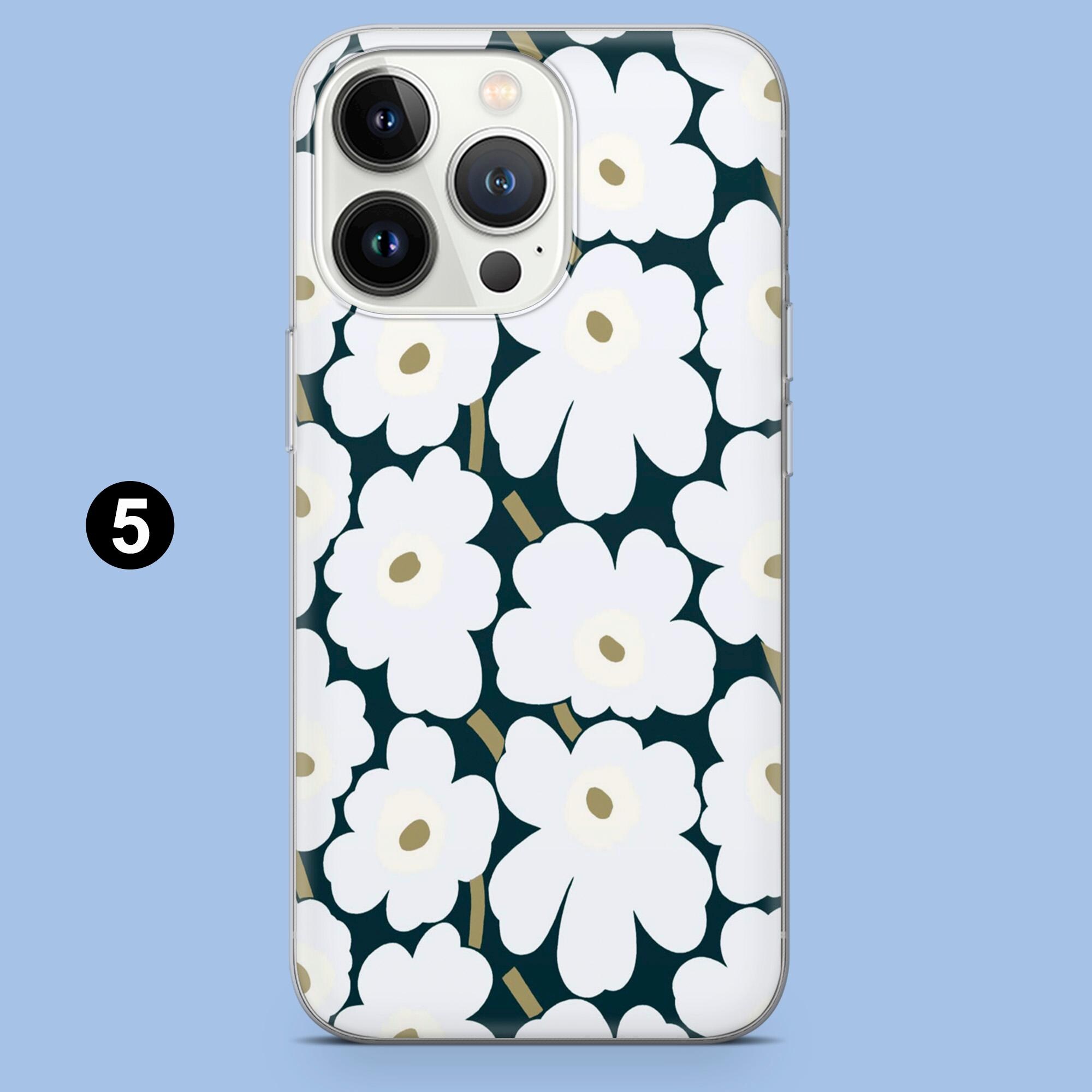 Marimekko Phone Case Poppy Flowery Cover for iPhone 17pro, 16, 15