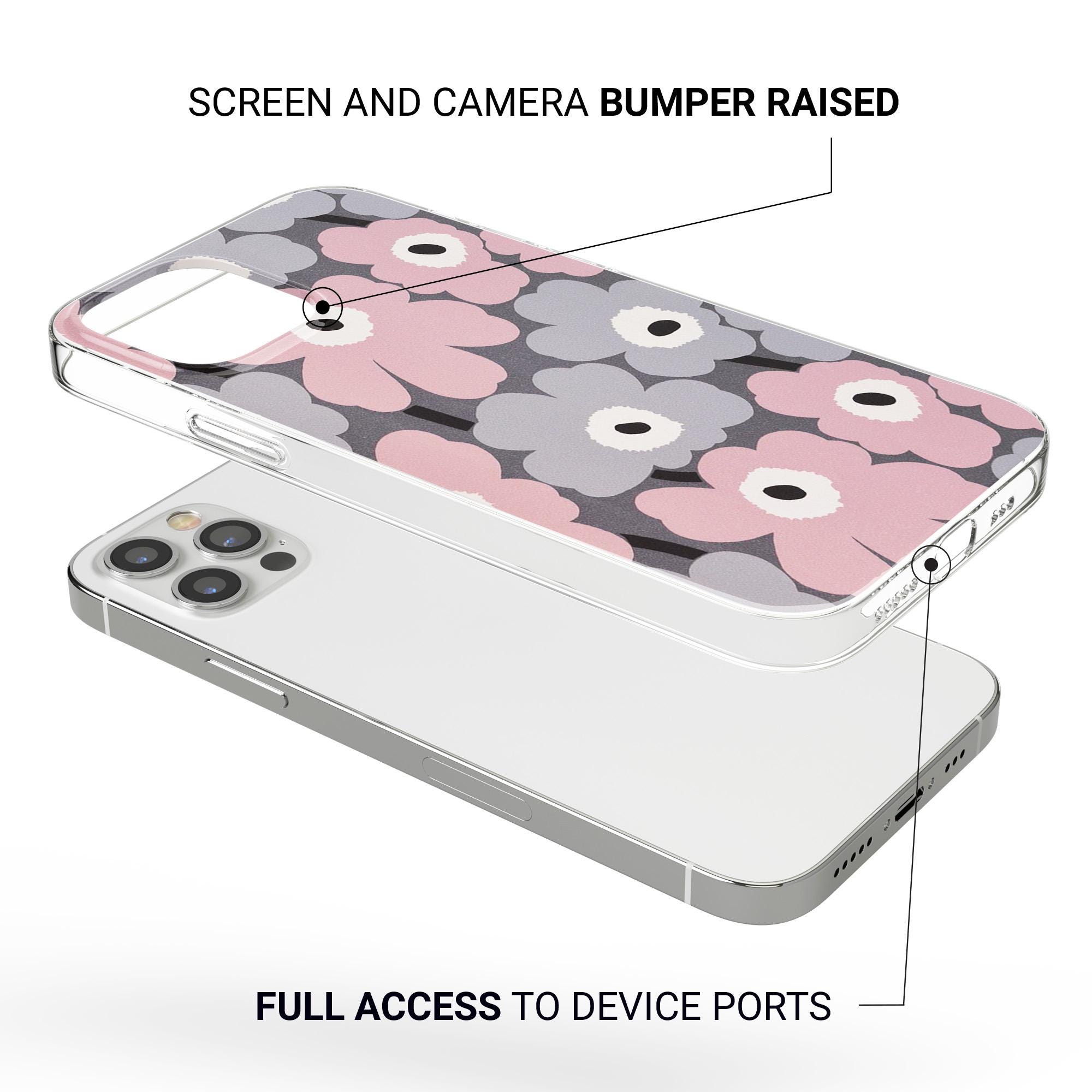 17proCASETiFY Marimekko iPhone ケース Marimekko Phone Case Poppy Flowery Cover for iPhone 17pro, 16, 15