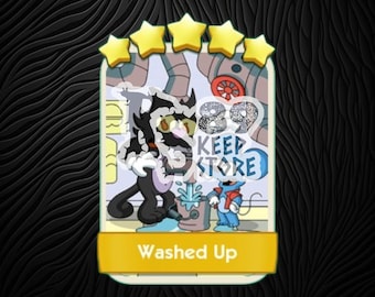 Washed Up - Sticker Monopoly Go 5 stars - Set 17 - The Simpsons Album