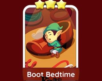 Boot Bedtime - Monopoly Go Sticker 3 Stars - Set 12