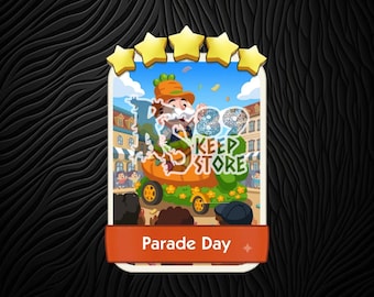 Parade Day - Monopoly Go Sticker 5 Star – Happy Harvest Album (Fast Delivery)