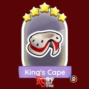 Capa do Rei - Adesivo Monopoly Go 5 estrelas - Conjunto 16 - Álbum Harry Potter