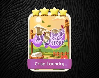 Crisp Laundry  - Monopoly Go Sticker 4 Stars