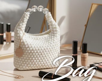 Easy Crochet Handbag Pattern, Vegan Purse Tutorial (PDF)