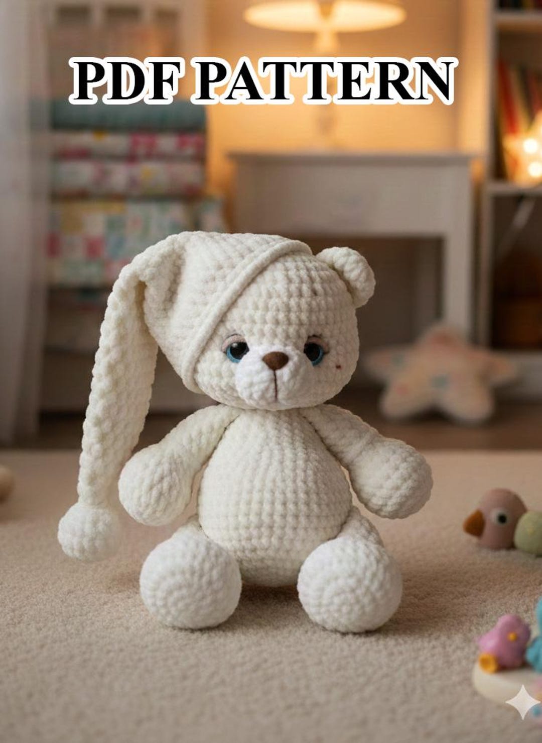Teddy Bear Amigurumi Crochet Pattern: Plush Toy (PDF Pattern) - Etsy