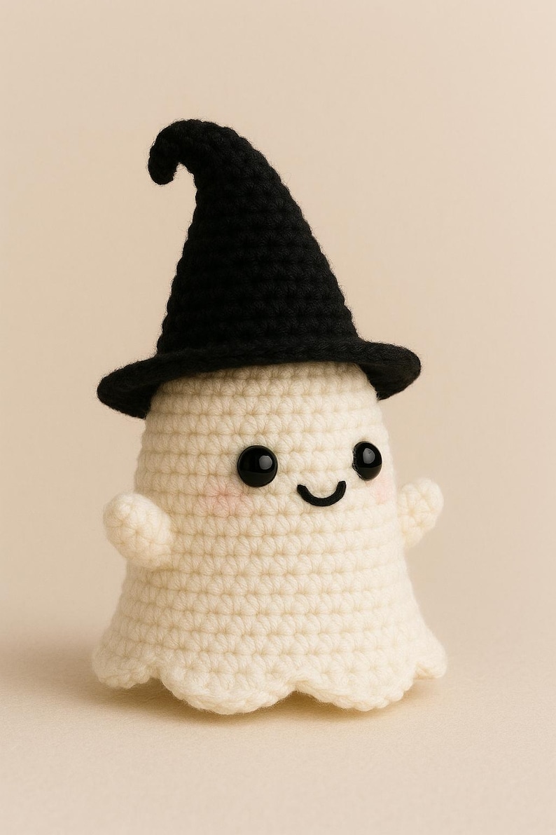 Ghost Crochet Pattern PDF | No-sew Halloween Amigurumi Toy (digital ...