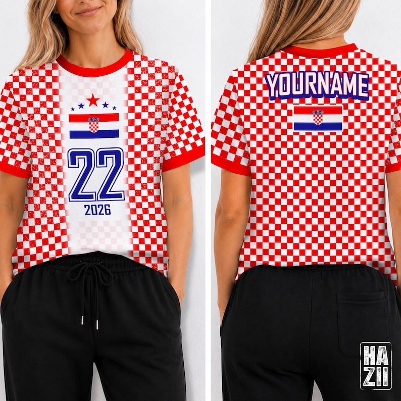 croatia 3d shirt, custom cro jersey, croatian flag tee, personalized name, croatia pride top, unisex sports tee, custom number shirt, croatia fans gift, full print apparel, croat streetwear, customized jersey, patriotic clothing, croatia shirt 2026