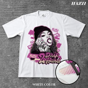 Drip 2 Hard Graphic Shirt, 4 Comic Sneaker Matching, Shirt to Match 4s White Sneaker, Sneakerhead Tshirt, Urban Streetwear Hip Hop Trap Tee