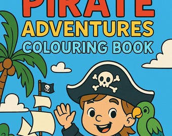Piratäventyr Målarbok