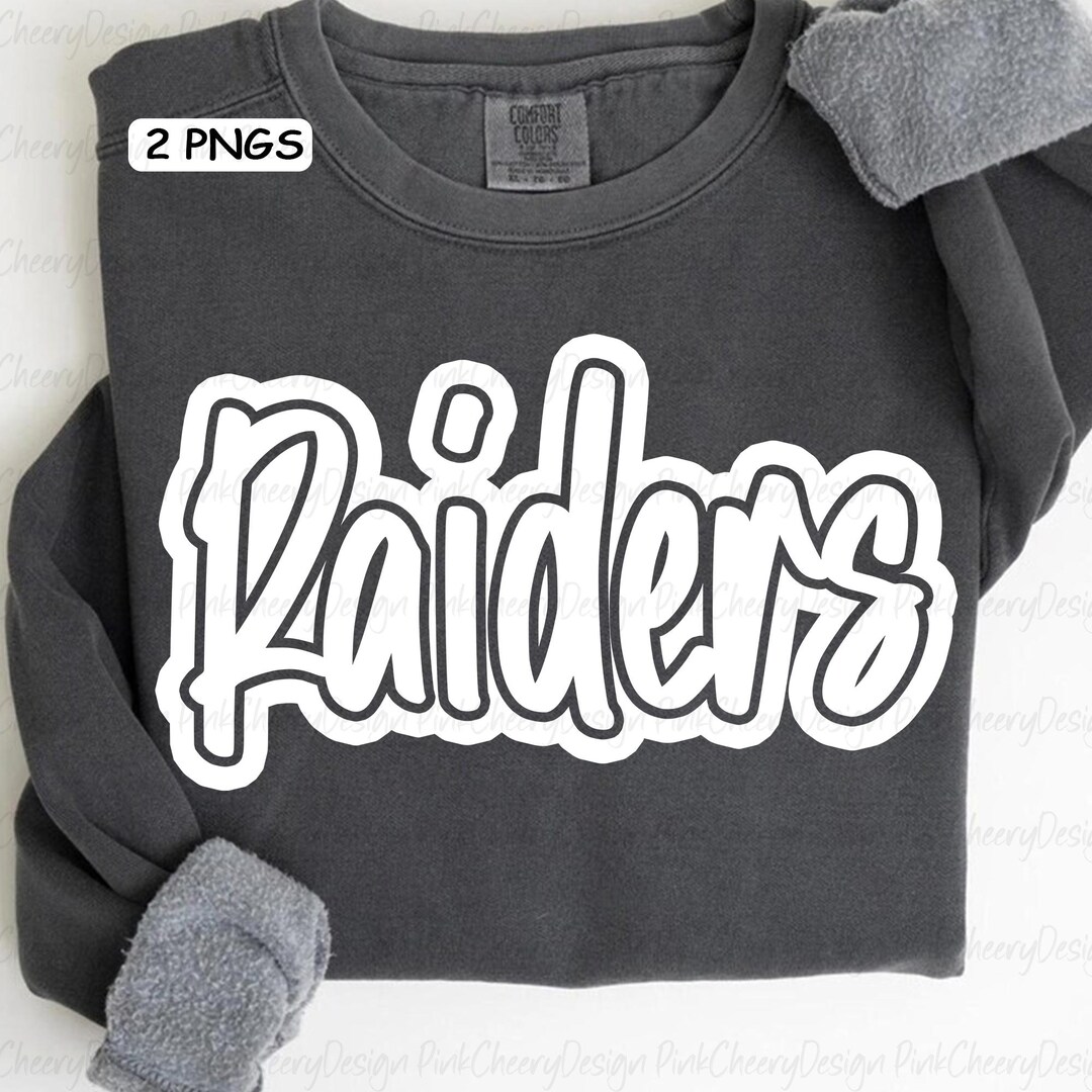 Raiders Mascot PNG, School Spirit Raiders Script Logo, Team Mascot ...