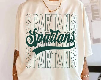 Spartans PNG, Spartans Mascot Script PNG, School Spirit Spartans Shirt Design, Game Day Sports Sublimation File, Digital Download