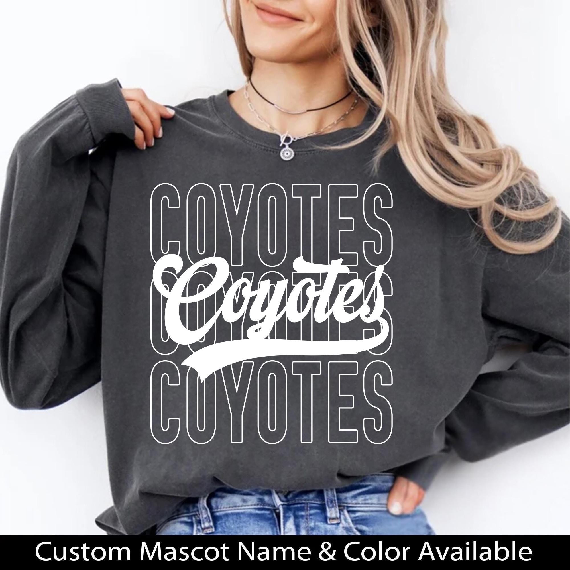 Go Yotes Script Coyotes PNG, Coyotes Mascot Script PNG, School Spirit Coyotes Shirt ...