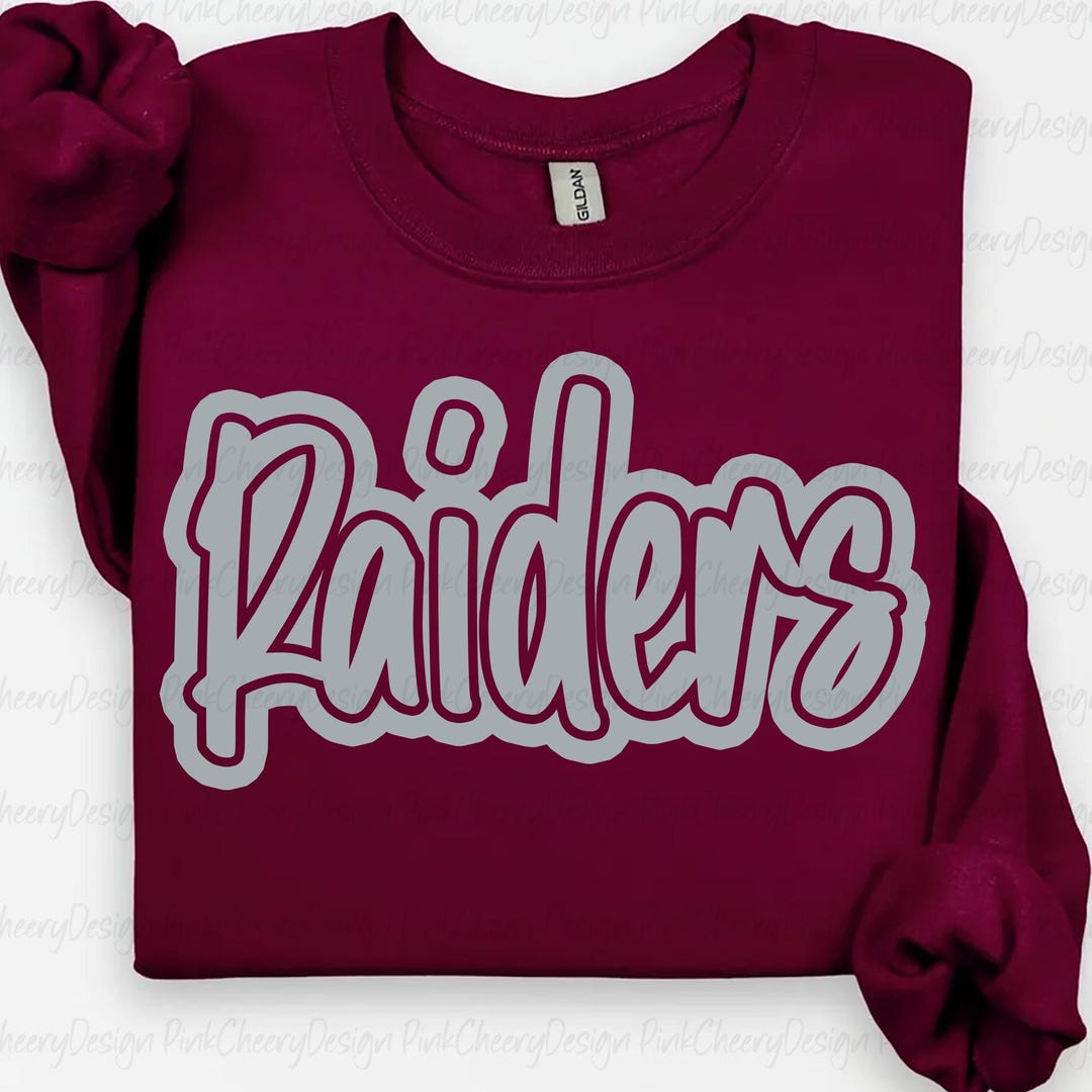 Raiders Mascot PNG, School Spirit Raiders Script Logo, Team Mascot ...