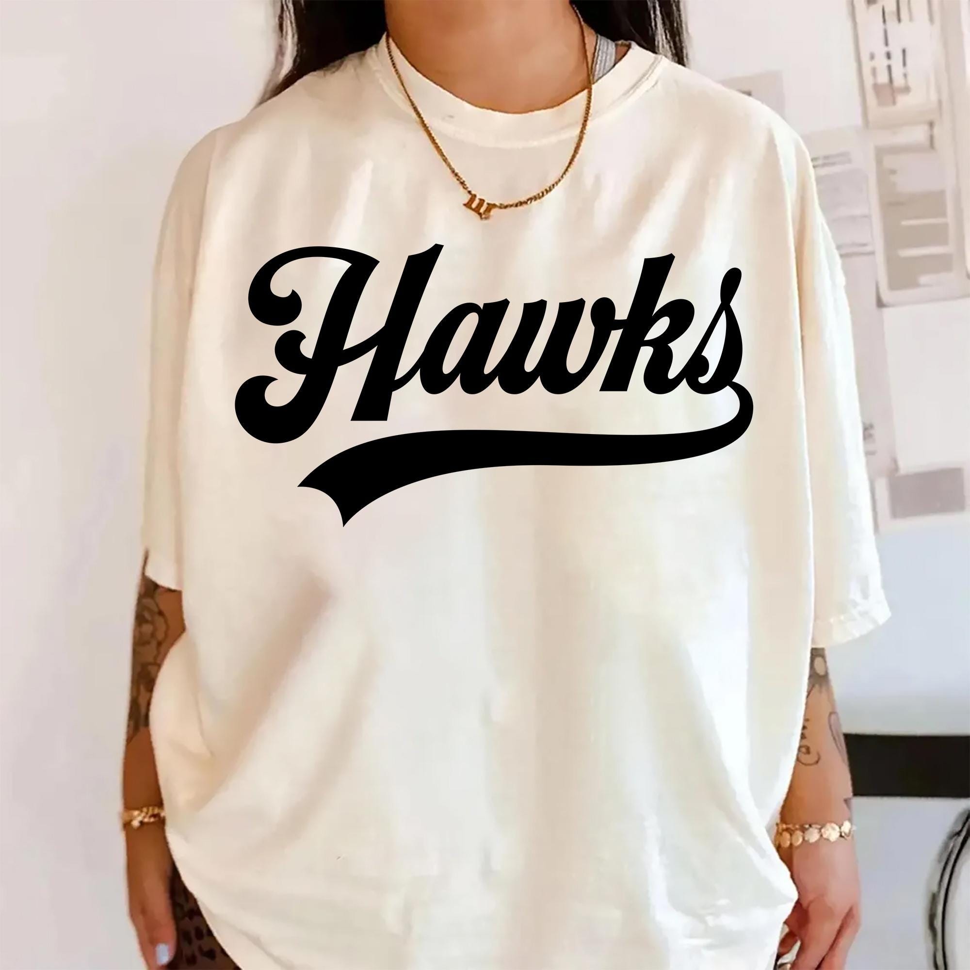 Hawk In Script Hawks PNG, Hawks Mascot Script Design, School Spirit Hawks Shirt Design ...