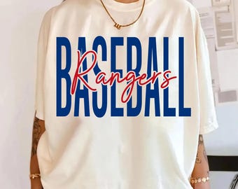 Custom Baseball Mascot Name PNG, Personalized Team Name Design, Baseball Shirt Design, School Spirit Game Day Sublimation PNG