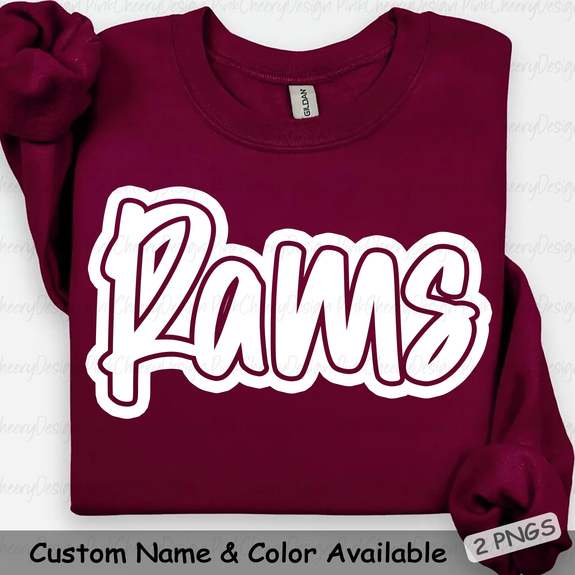 Rams Mascot PNG, School Spirit Rams Script Logo, Team Mascot Design ...