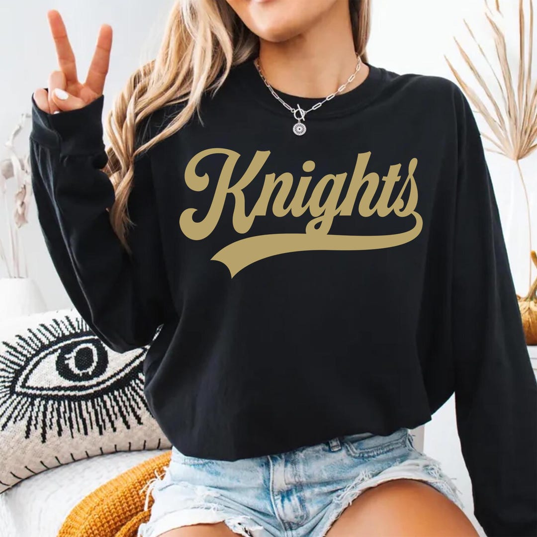 Knights PNG, Knights Mascot Script Design, School Spirit Knights Shirt ...