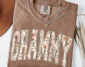 Grammy PNG | Floral Wildflower Grammy Design | Mothers Day PNG | Sublimation PNG for Shirt | Instant Download