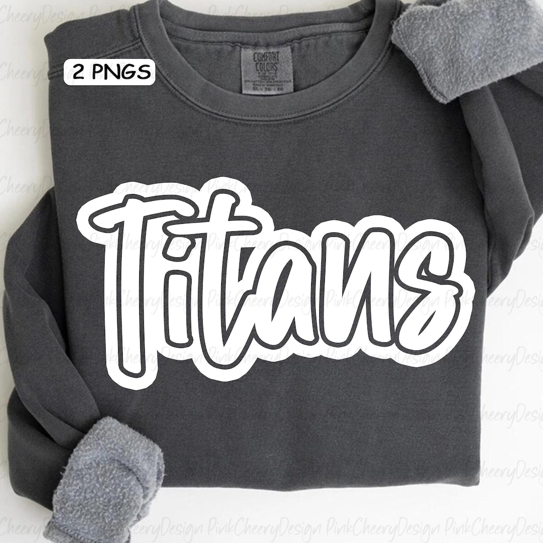 Titans Mascot PNG, School Spirit Titans Script Logo, Team Mascot Design ...