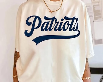 Patriots PNG, Patriots Mascot Script Design, School Spirit Patriots Shirt Design, Game Day Sports Sublimation PNG, Team Pride PNG