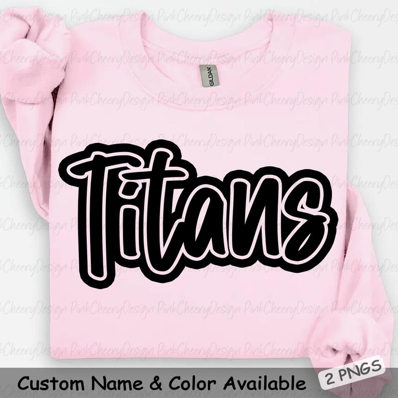 Titans Mascot PNG, School Spirit Titans Script Logo, Team Mascot Design ...