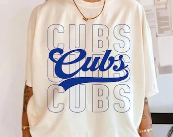 Cubs PNG, Cubs Mascot Script PNG, School Spirit Cubs Shirt Design, Game Day Sports Sublimation File, Digital Download