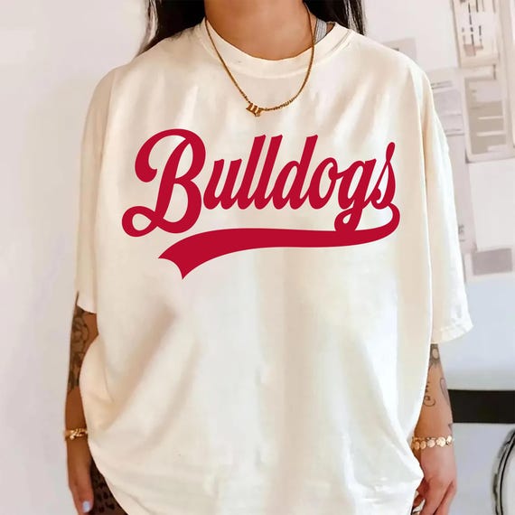 Bulldogs PNG, Bulldogs Mascot Script Design, School Spirit Bulldogs Shirt Design, Game Day Sports Sublimation PNG, Team Pride PNG