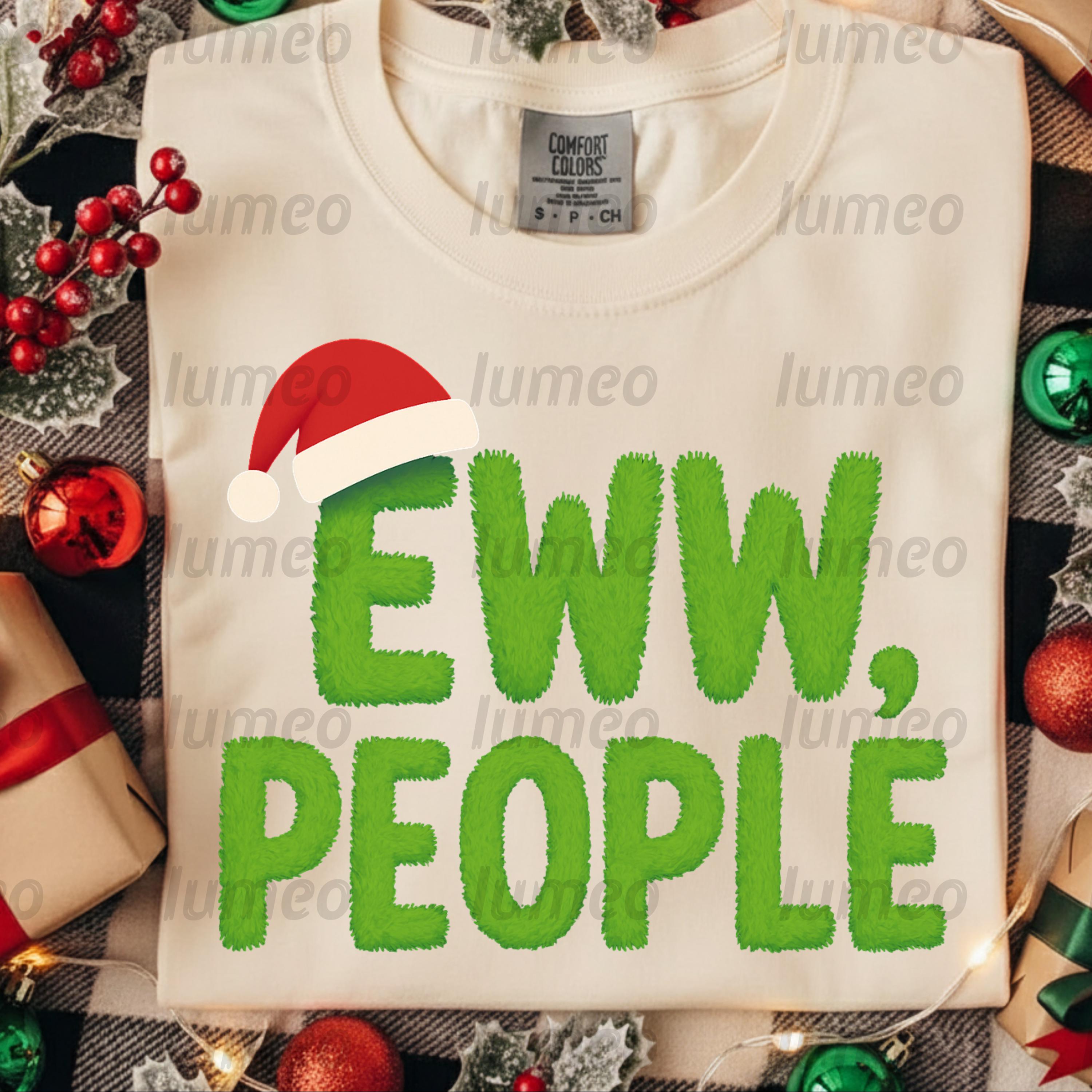 Eww, People PNG: Christmas Humor Holiday Png Festive Anti Social Xmas ...