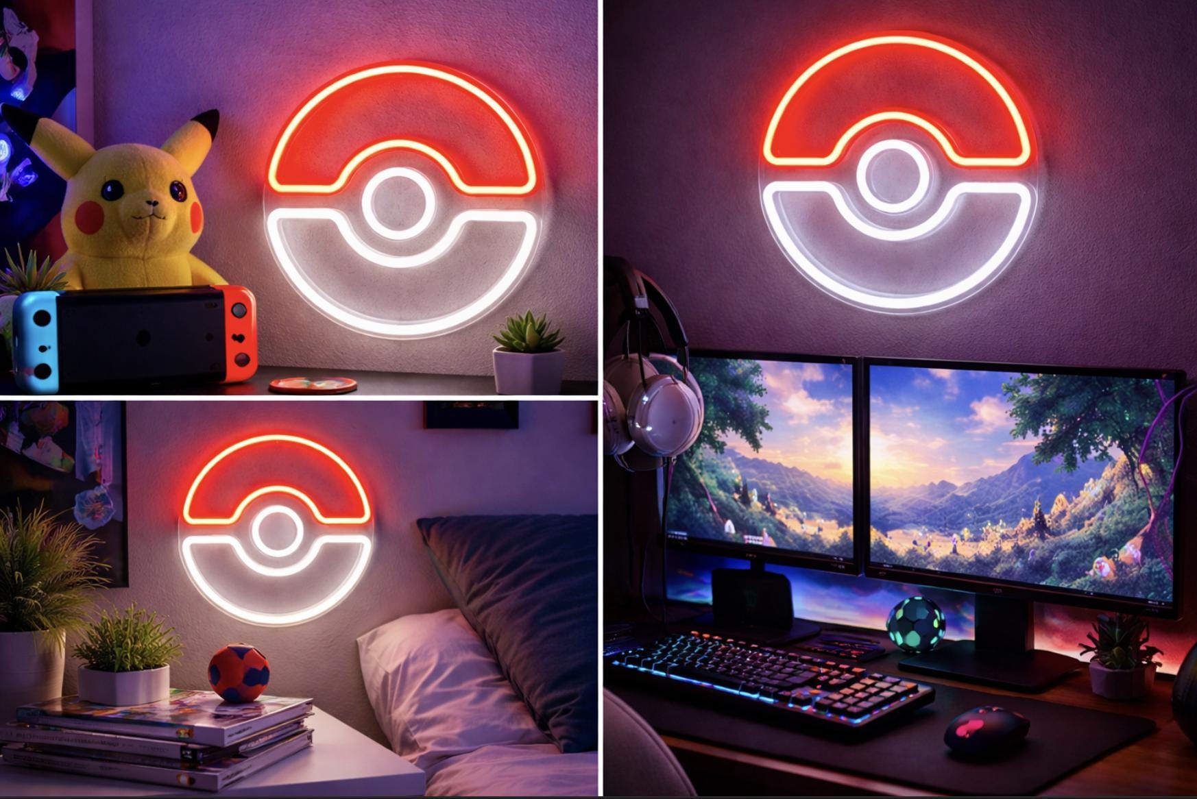 Pokemone neon sign - Etsy 日本