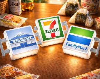 Convenience Store LED Fridge Magnets inspiré 7-11 – Aesthetic Light Decor, Unique Kitchen Decoration