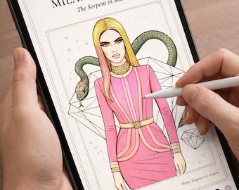 Milan Carlise Coloring Page | Dark Mafia Romance Line Art (Digital Download)