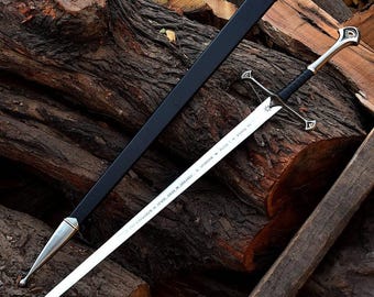 Narsil Sword Handmade Fantasy Longsword – Medieval Inspired Collectible Sword for Cosplay, Display & Viking Decor | Unique Gift for Him