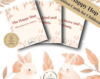 Printable Affirmation Cards for Kids | Positive Mindset (Instant Download)